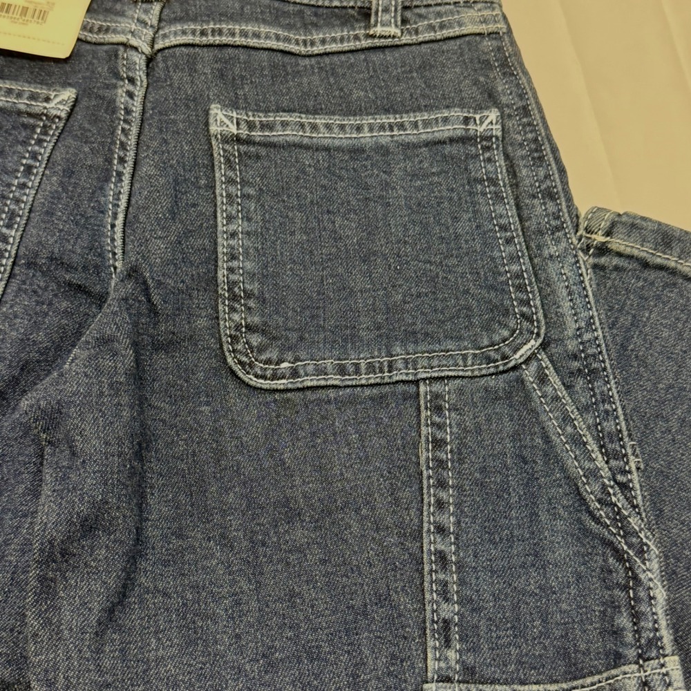 Free Assembly Kids Carpenter Jeans Dark Wash Blue Denim Size 6 FABDN00031FA22 - Picture 5 of 10